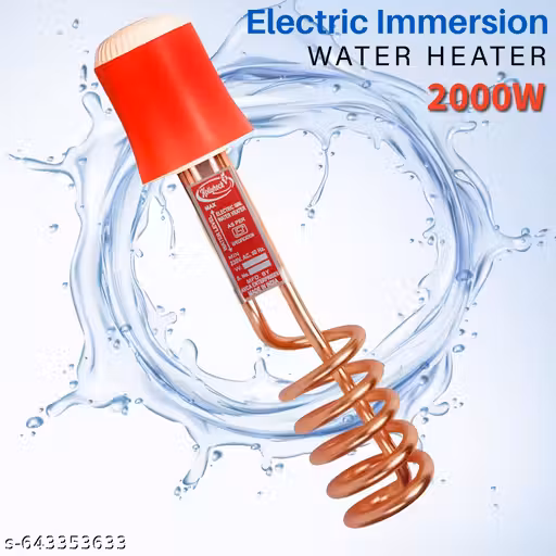 PURE HEAT 2000W Immersion Water Heater Rod | Waterproof & Shockproof | Ideal for Home - Kitchen & Bathroom