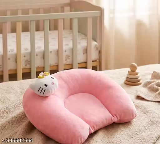 Baby Head Shaping Pillow for Newborn – Soft U-Shape Neck Support