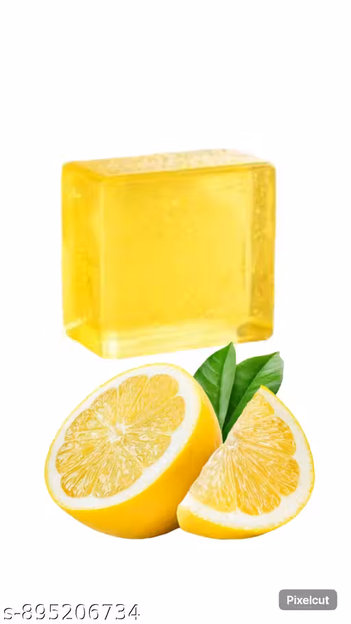 Lemon Soap Pack of 1 (100g ) – Refreshing Citrus Scented Soap with Natural Fragrance – Handmade Bath Soap for Face & Moisturizing & Gentle Skincare