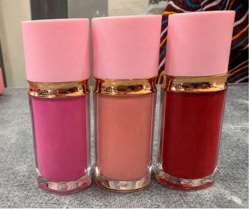 B INIK Premium Series Blush Tint, Lightweight Liquid Formula, Long-lasting, ( PACK OF 3 )