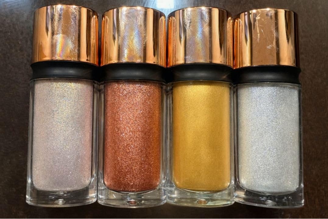 B INIK Liquid Highlighter Premium Series, Shimmer Glow Formula, Long Lasting Radiance, (4 Shades Pack)