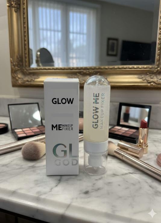 Midnight Glow Makeup Fixer Setting Spray for Face, Professional Long Lasting Makeup Setting Spray (80ML)