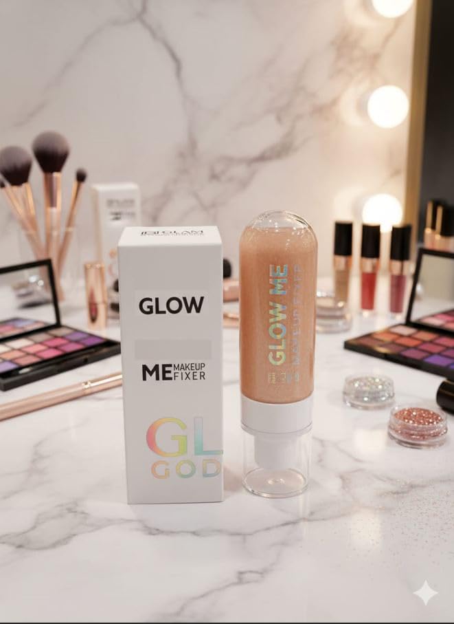 Golden Hour Makeup Fixer Spray, Professional Makeup Fixer Spray for Face makeup (80ML)