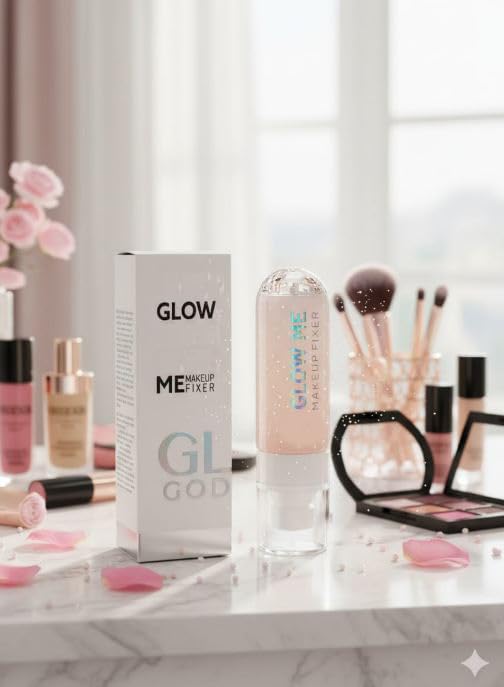 Sugar Pink Glow Makeup Fixer Spray, Professional Makeup Fixer Spray for Face makeup (80ML)