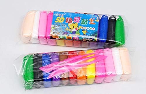B INIK Multicolour Clay Set, Includes Modelling Clay, for Kids 6 Years and Up (12Pcs X 2 /PACK OF 2)