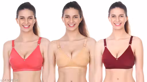 New StyleUp non padded poly cotton women comfert bra
