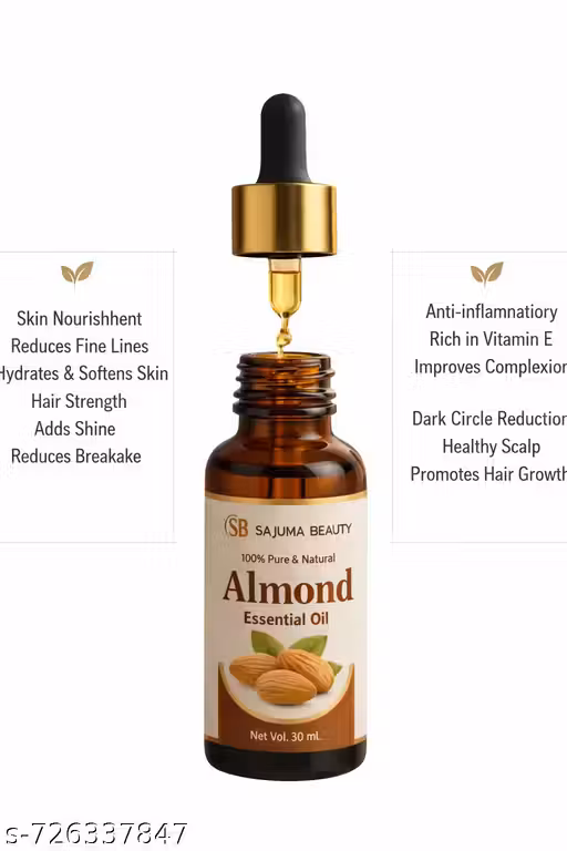 Sajuma Beauty Premium Almond Essential Oil - 30ml