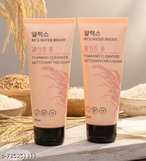 Short & Sweet: Rice Water Bright Deep Cleansing Foam - Combo Pack, Small Face washTravel Size