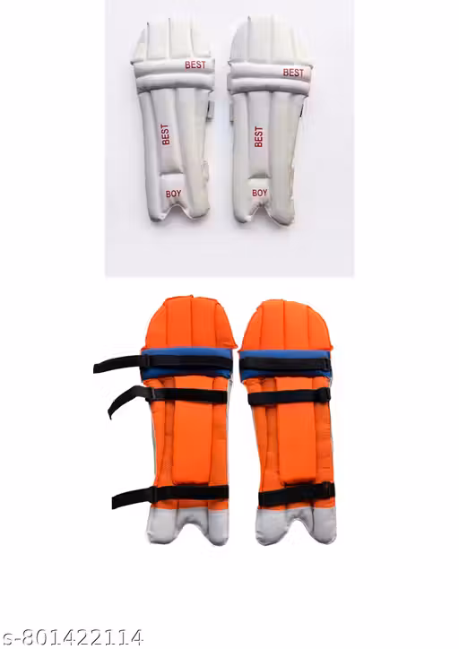 Cricket Leg Guard Unisex Size Boys |Batting Pads for Boys | Lightweight & Comfortable Protective Gear for Junior Players Size Leg Pads for Beginner Cricketers (Kid) (AGE 5/11)