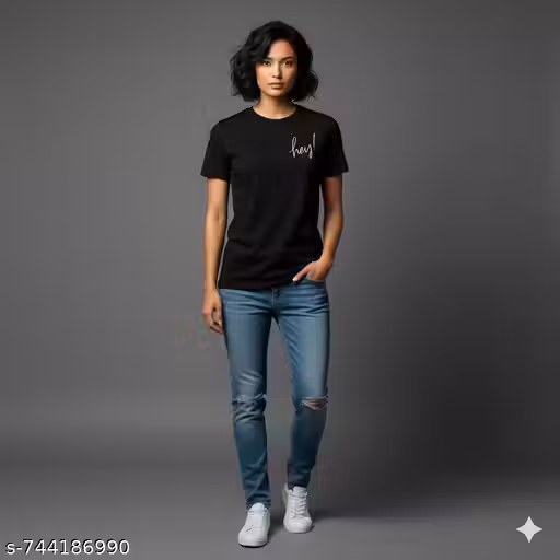 Pretty Fashionaista Trendy Oversized Loose Tshirt For Women