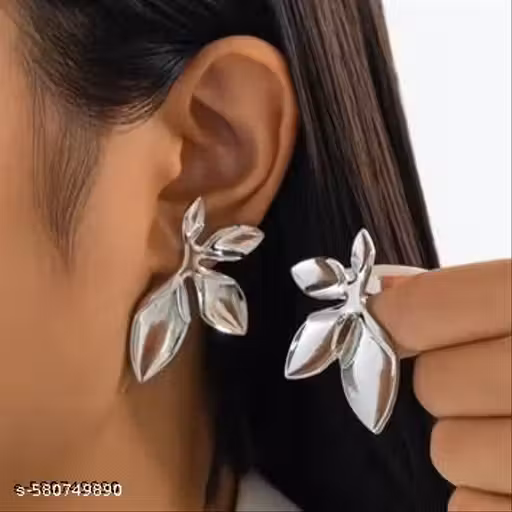 Korean leaf earring