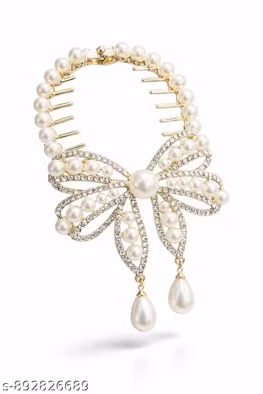 1 PCS Beautiful Fancy Hair Clip for Women & Girls | Stylish Hair Accessory with Strong Grip | Perfect for Ethnic Wear, Western Outfits (Flower Design)