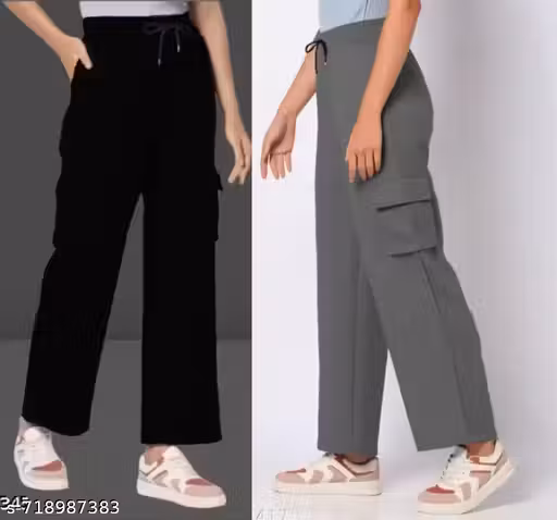 VL#cargo pants for woman combo pack of-2,women cargos,women cargo trousers,women cargo pants,cargo trousers for women,cargo pants for woman,women trouser pants