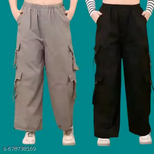 VL#Women Cargo Pant,Kargo,Women cargo 6 pocket Cargo for women,Soft cargo.Cargo for Girls,Loose cargo pant,High rise cargo,Cargo pant for daily use,Daily wear cargo pants,Stylish women trousers ,