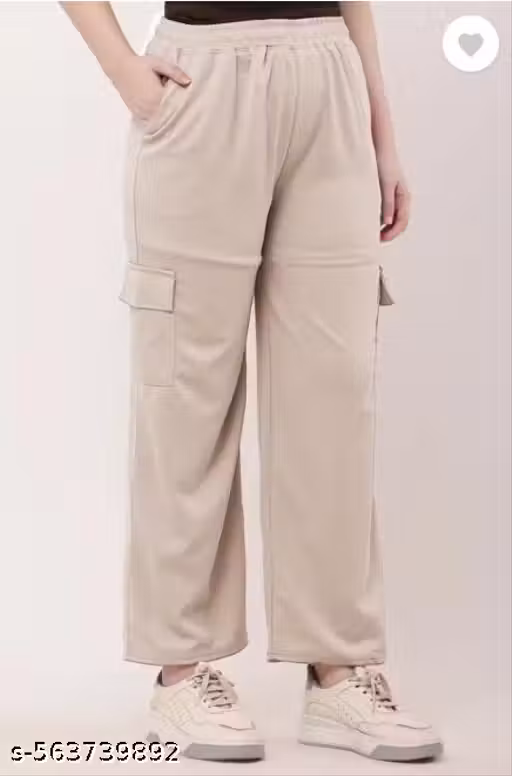 Trendy Fashionable Women Stylish Cargo Trousers Pants COMBO