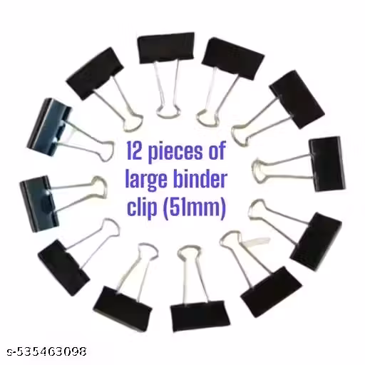 12 Pcs Premium High quality Strong Large 51mm binder clip for aari embroidery work