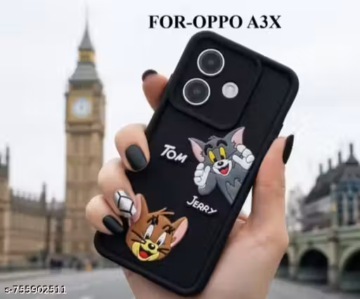 Oppo A3x Tom and Jerry Design Back Cover
