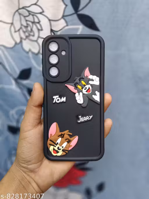 Samsung Galaxy A16 5G New Design Tom and Jerry Back Cover Soft Silicone Case Cover Edge Camera Protection Cover