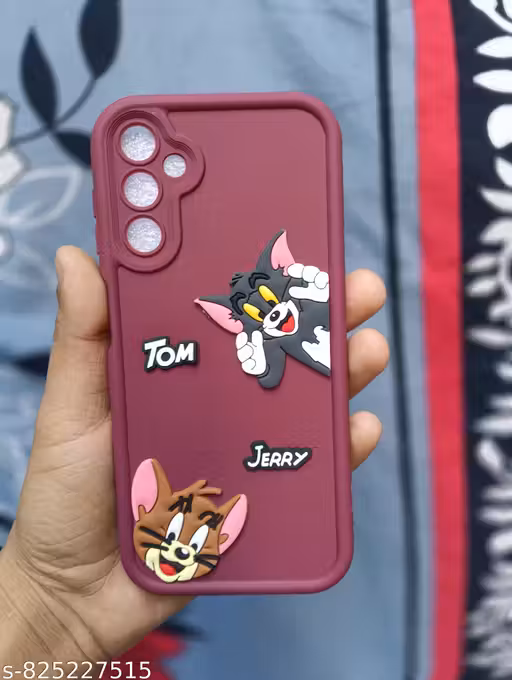 Samsung Galaxy A14 5G New Design Tom and Jerry Back Cover Soft Silicone Case Cover Edge Camera Protection Cover