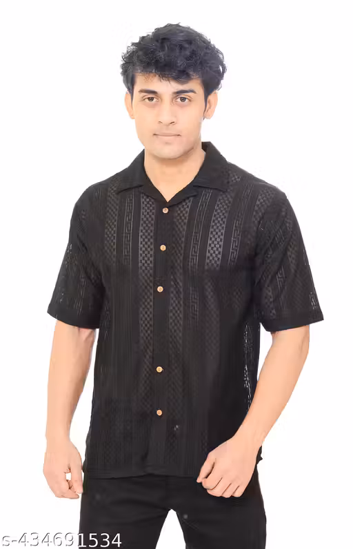 DESIGNER COTTON NET SHIRTS FOR BOY AND MEN