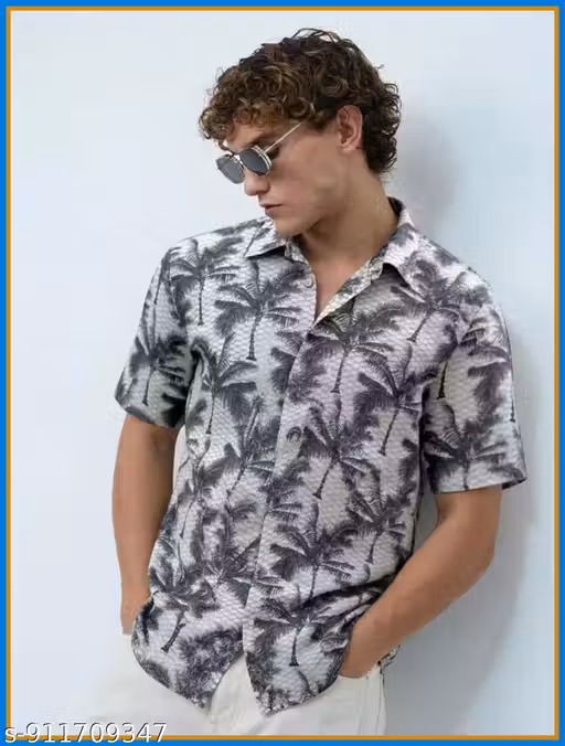 HALF SLEEVE PRINTED SHIRT FOR MEN