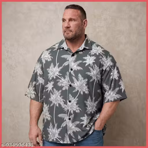 HALF SLEEVE TROPICAL PRINT SHIRT FOR MEN