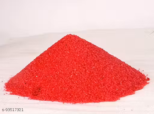PIKVY Natural Aquarium Red Sand for Lawn, Garden, Plants, & Aquarium Décor (Red, 1Kg)