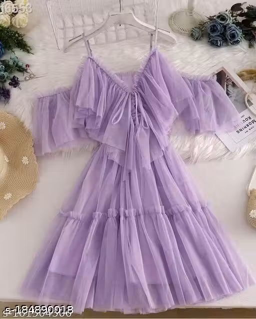 MRK FASHION WOMEN NET DRESS
