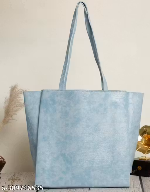 Shanaya Trends women big blue tote bags n handbag| handbags set | handbags ladies | handbag for girls| office bag | office beg for women | office bag for women stylish | tote handbags | totes