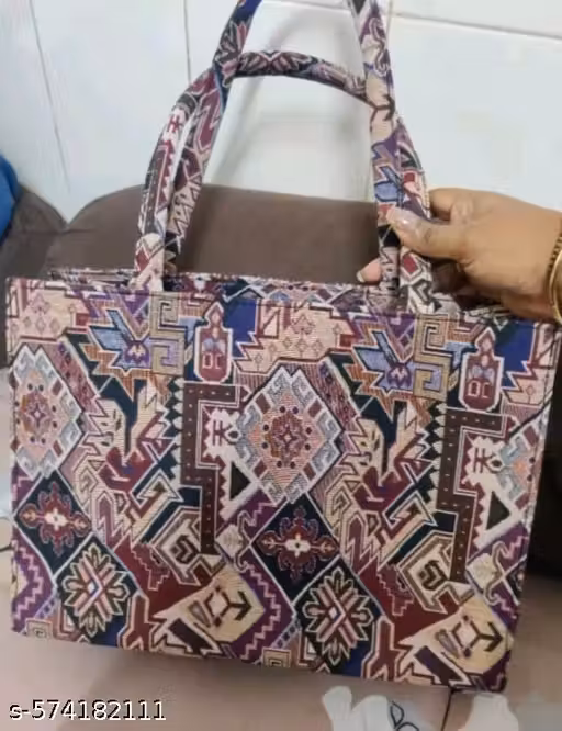 New multicolour jute Totebag n Handbag