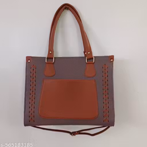 Latest Trendy Women's Brown Handbag n Totebag
