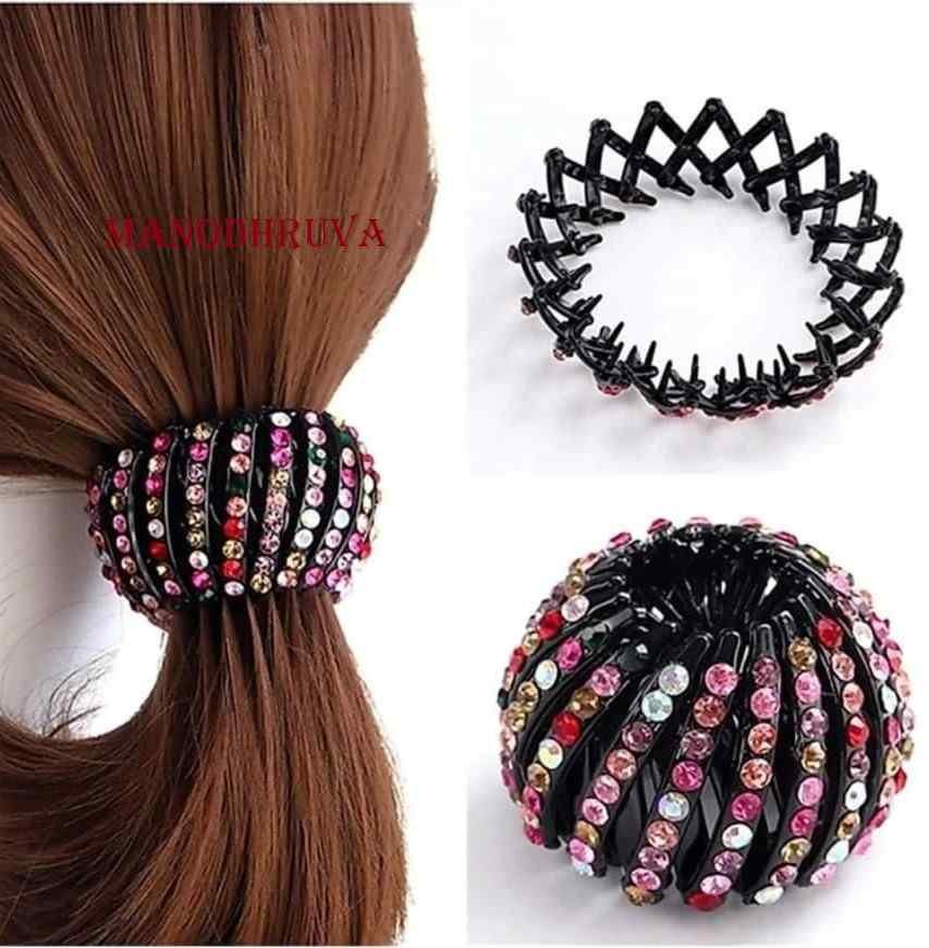 1pc Bird Nest Bun Claw, Multicolor