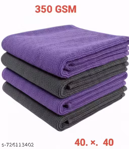 Rich Market 350 GSM Premium Microfiber Cloth for Car Bike Kitchen Office Cleaning | Ultra Soft Thick Absorbent Cleaning Towel | Reusable Washable Dusting Cloth