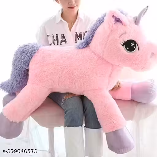 Medium Size Funny Unicorn Stuffed Animal Plush Toy 80CM