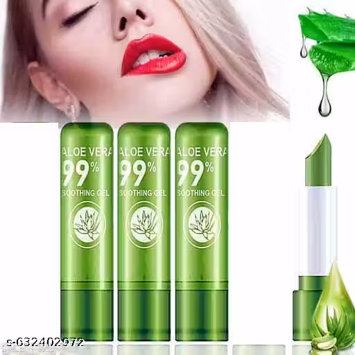 ALOE-VERA LIP BALM, ALOE VERA FOR GLOSSY LIPS (PACK of 3)