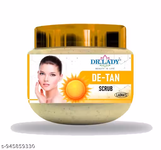 De-Tan Scrub for Tan removal and Deep Cleansing | Face & Body Scrub (360ml)