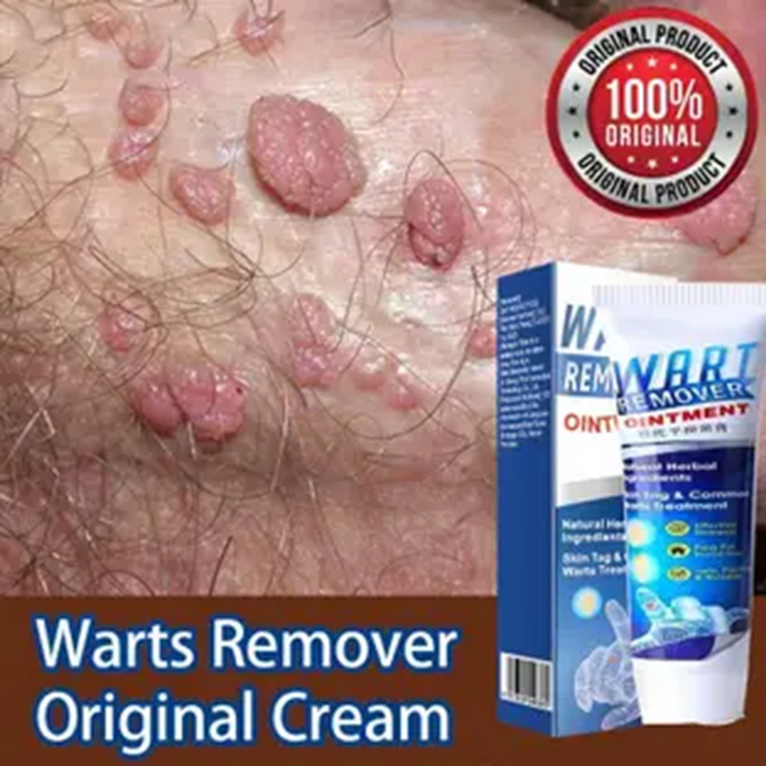DOURMAA ORGANICS Painless wart remover ointment for all skin types (100 g)