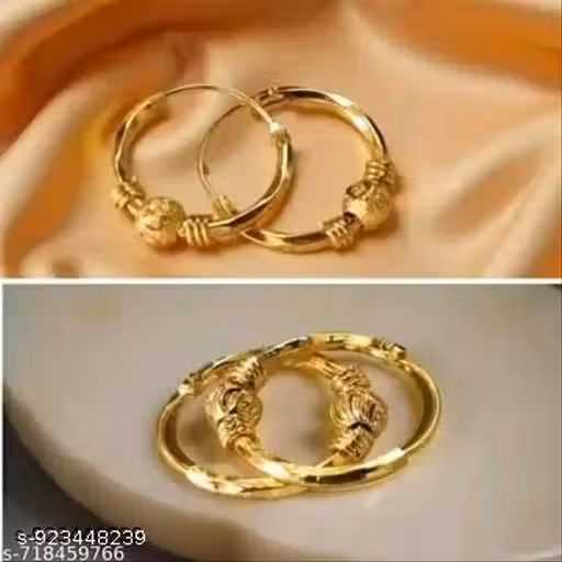 Earrings & Stud In Women's Fashion Combo earrings hoop earrings daily wear daily use jhumki bali