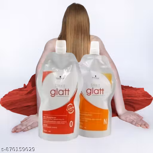 GLATT hair straightening cream set 400X2 ML for man and women |A25