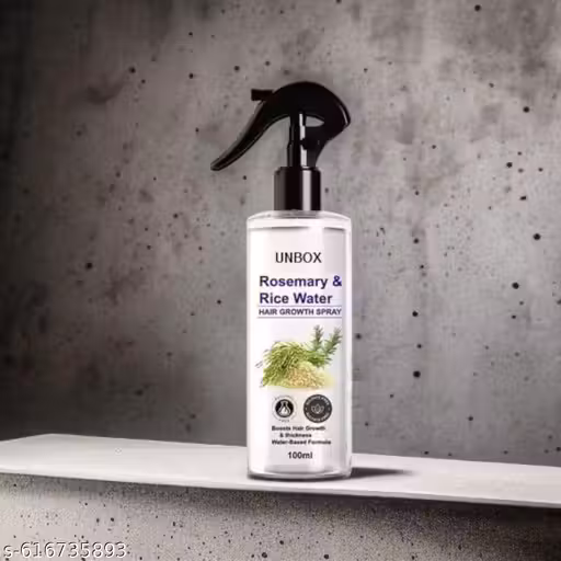 R osemary Water Spray For Hair Growth (110 ml) | Hair Spray for Regrowth | R osemary Hair Mist Helps Reduce Hairfall | For All Hair Types HAIR LOTION AND TONIC B30