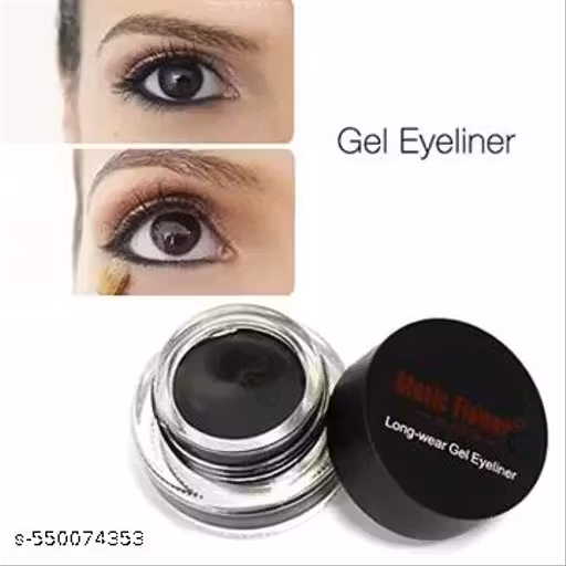 Music flower eyeliner for- women