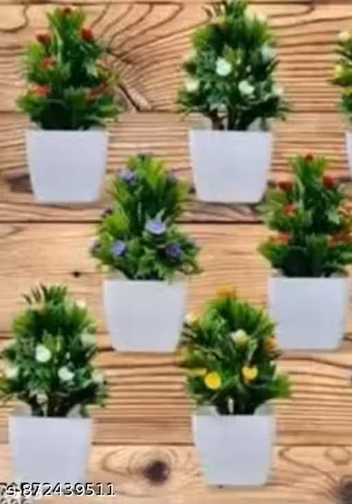 set of 6 decorative plant for every corner of home