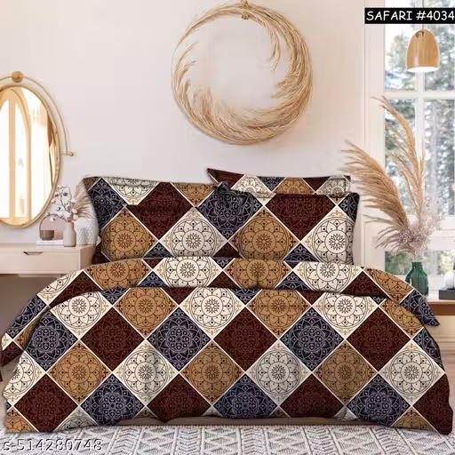 Super Soft Glace Cotton All Round Elastic Fitted Bed Bedsheet