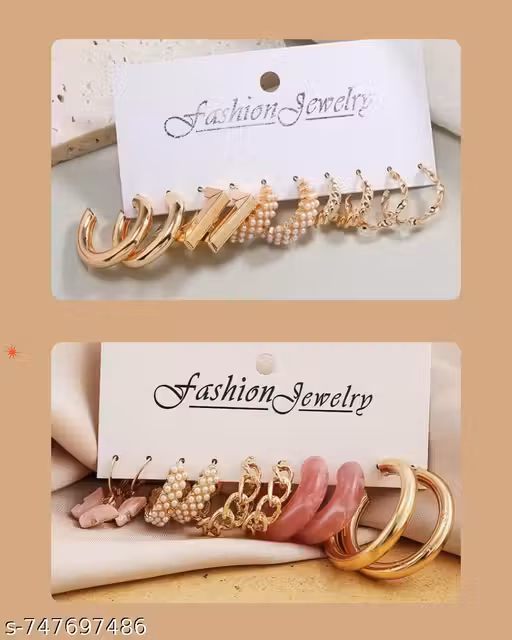 combo pack of earrings for girls, earrings for party & office girls, earring combo set for women