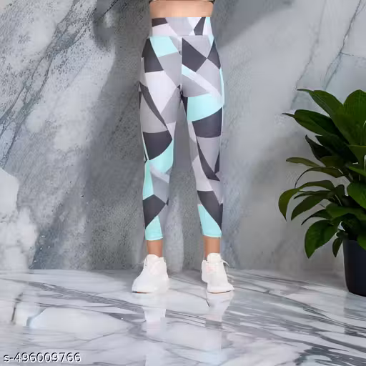 "KGN HUB Yoga Gym Track Pants Jeggings | Stretchable Sports Tights | Track Pants for Girl | Stretchable Striped Sports Track Pant For Women's ( Size 28-34 Inch) "
