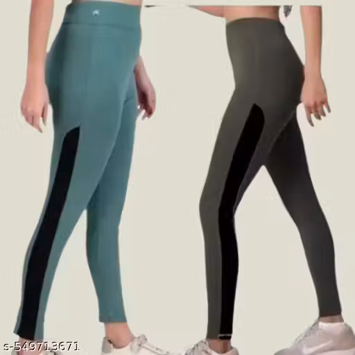KGN HUB – Squat-Proof, Stretchable Yoga jeggings Pants | Comfortable sports leggings for workout - Active Bottom wear