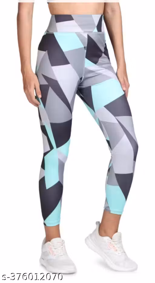 KGN HUB Yoga Gym Track Pants Jeggings | Stretchable Sports Tights | Track Pants for Girl | Stretchable Striped Sports Track Pant For Women's ( Size 28-34 Inch)