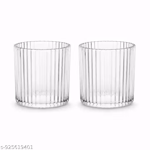 Hanging Glass Candle Holder 4 Inch (Set of 2) | Transparent Tealight Candle Holder for Home Decor | Decorative Hanging Candle Stand Glass | Hariji Glass Products