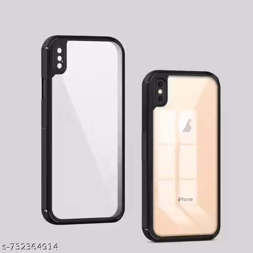 IPhone XS Max Premium Transparent Shockproof Back Cover & Case