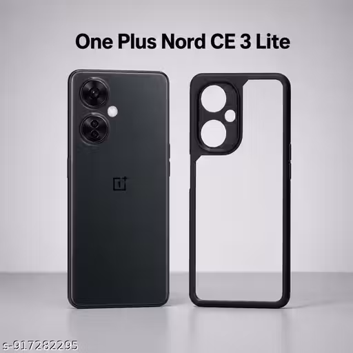 1+CE 3 Lite (5G) M1A BackCase Cover | Camera ProtectionShockproof Bumper-EdgeAcrylic Crystal Clear 360Degree Protection TPU+PC|Transparent Eagle Back CaseCover (Black),OnePlus Nord CE 3 Lite
